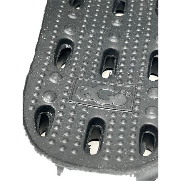 Black Shower Shoes Sandals/Slides Mens 13-14 - Picture 3 of 4